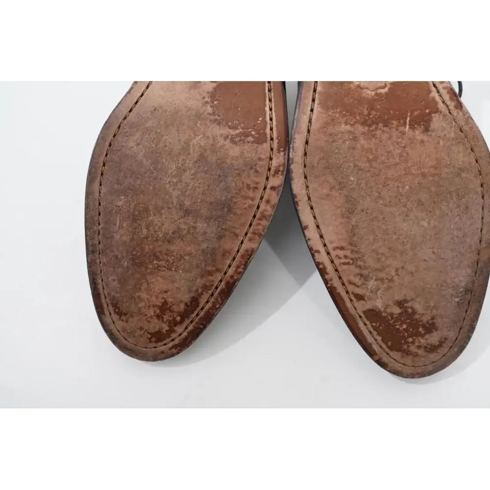 Johnston Murphy Bradford Apron Toe Oxfords Shoes Lace Up Mens Sz 10.5 D